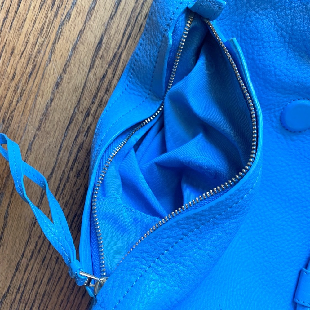 Tory Burch Blue Leather Backpack - Picture 13 of 13